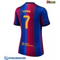 Fotballdrakt Dame Barcelona Fermin Lopez #7 Hjemmedrakt 2026-27 Kortermet